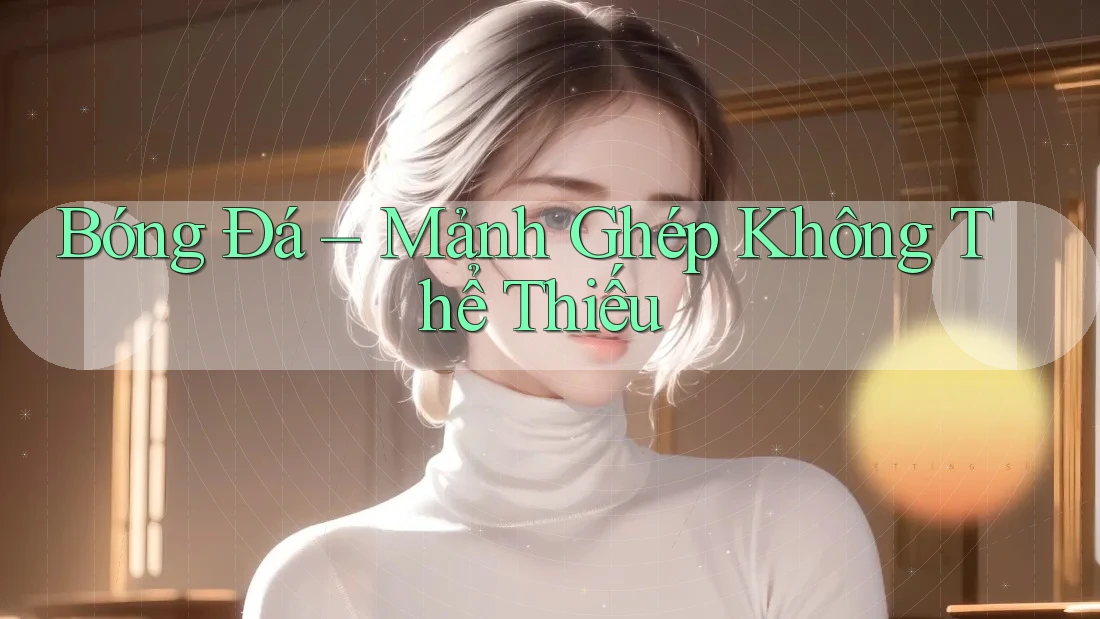 Bóng Đá – Mảnh Ghép Không Thể Thiếu