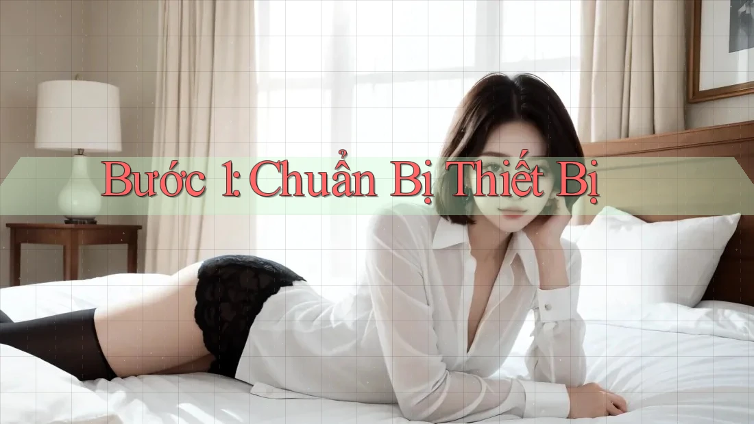Bước 1: Chuẩn bị thiết bị Bước 1: Chuẩn bị thiết bị