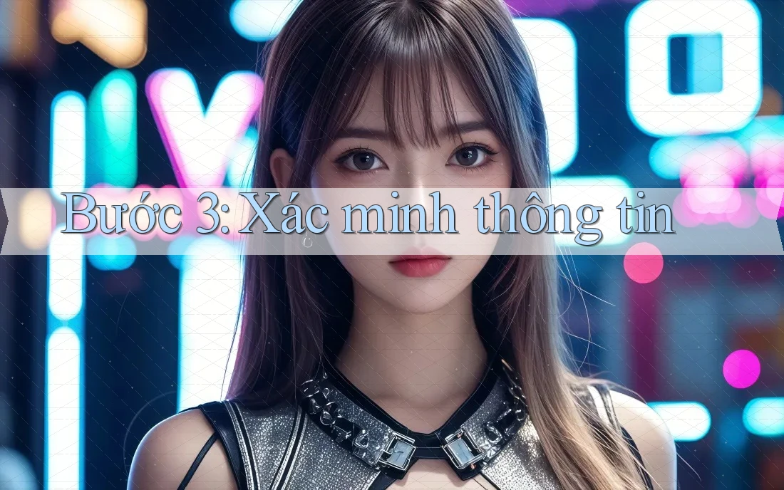 Bước 3: Xác Minh Thông Tin Bước 3: Xác Minh Thông Tin