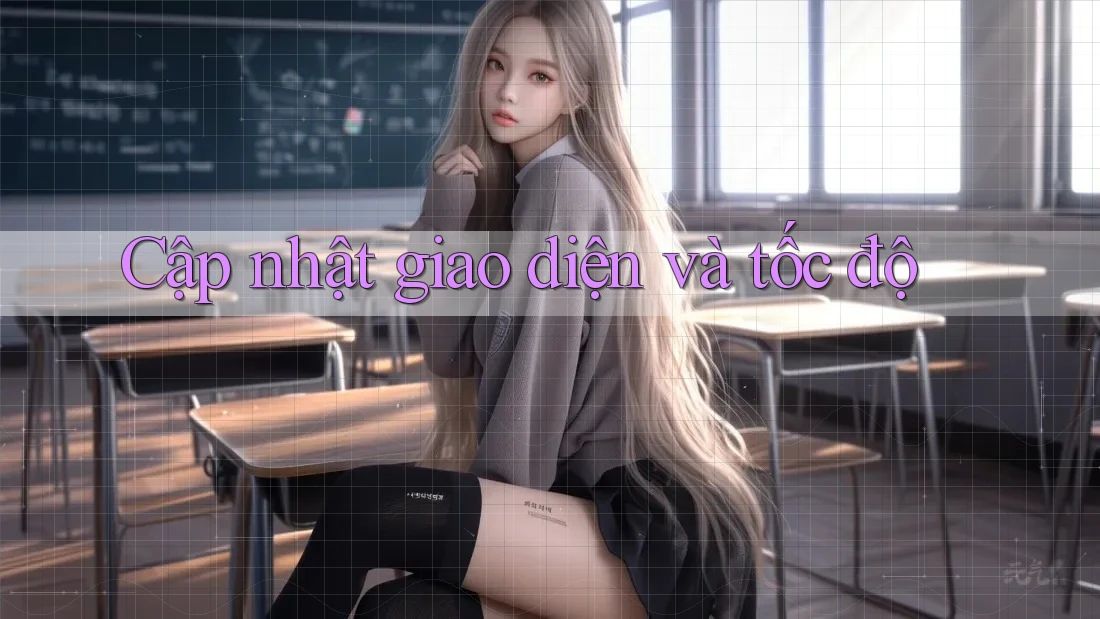 Cập nhật giao diện và tốc độ Cập nhật giao diện và tốc độ