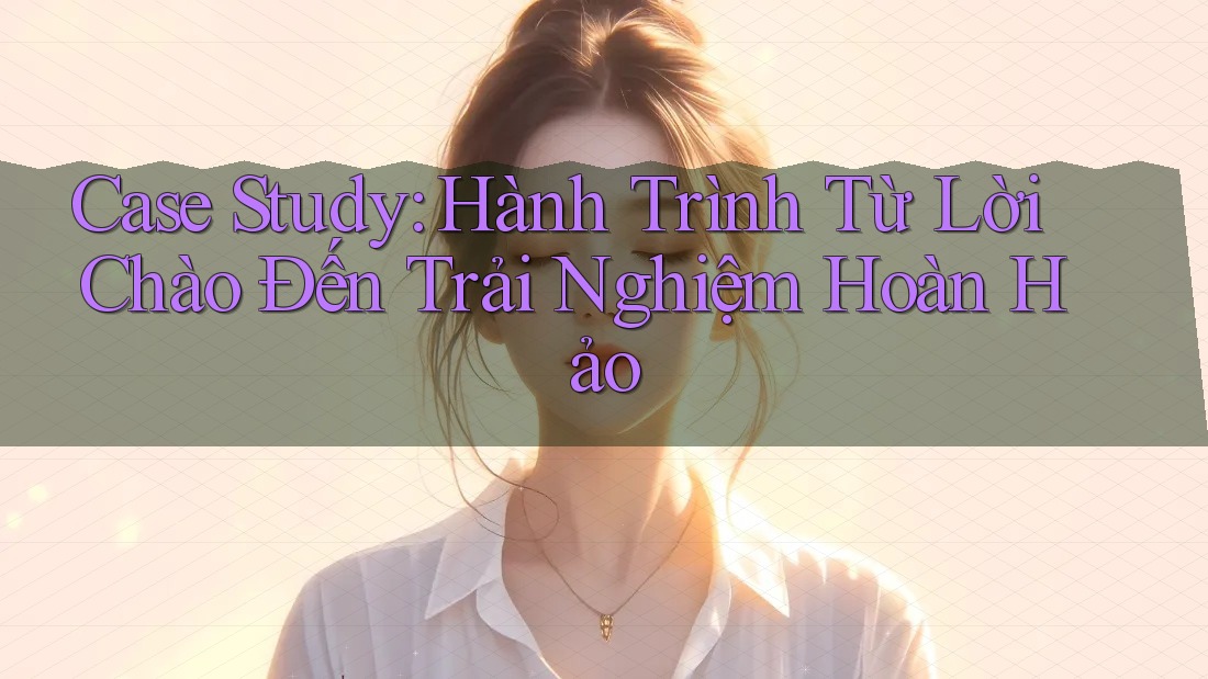 Case Study: Hành Trình Từ Lời Chào Đến Trải Nghiệm Hoàn Hảo Case Study: Hành Trình Từ Lời Chào Đến Trải Nghiệm Hoàn Hảo
