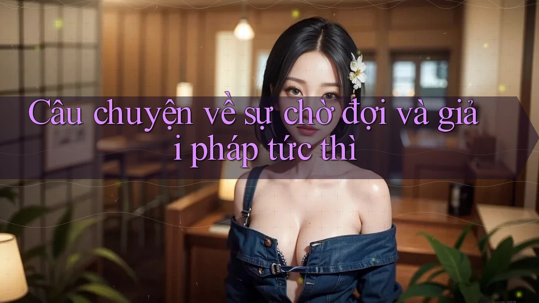 Câu chuyện về sự chờ đợi và giải pháp tức thì Câu chuyện về sự chờ đợi và giải pháp tức thì