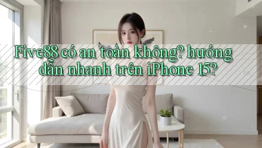 Five88 có an toàn không hướng dẫn nhanh trên iPhone 15