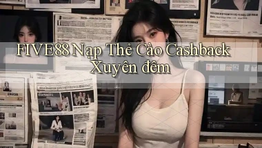 five88 nạp thẻ cào cashback xuyên đêm