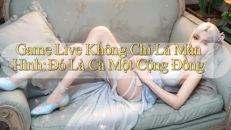 Game Live Không Chỉ Là Màn Hình: Đó Là Cả Một Cộng Đồng Game Live Không Chỉ Là Màn Hình: Đó Là Cả Một Cộng Đồng
