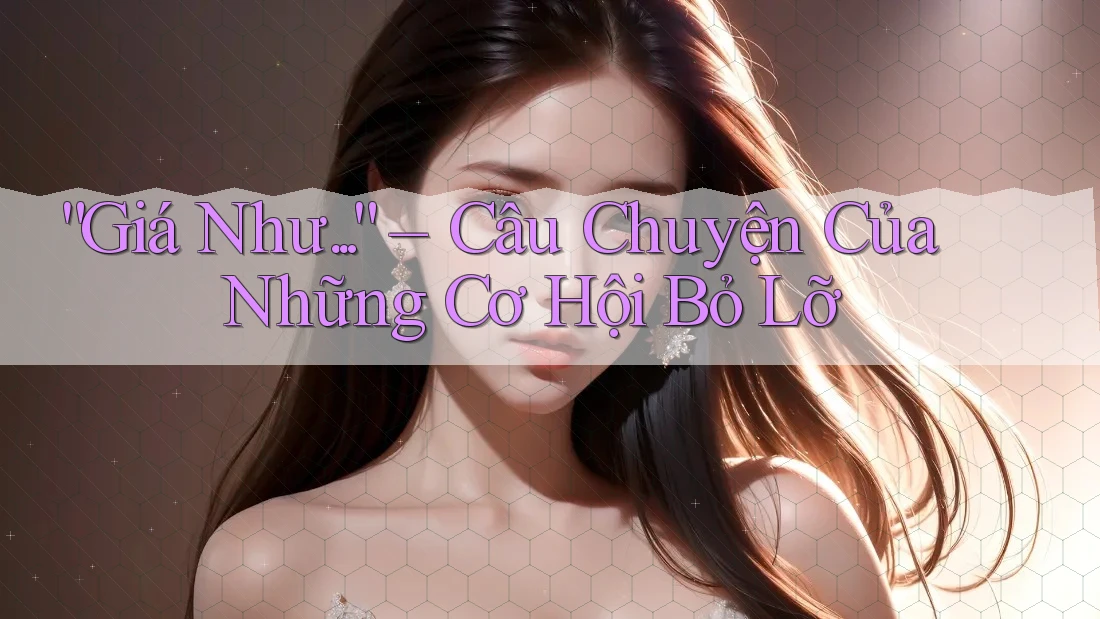 “Giá Như. . .” – Câu Chuyện Của Những Cơ Hội Bỏ Lỡ “Giá Như. . .” – Câu Chuyện Của Những Cơ Hội Bỏ Lỡ