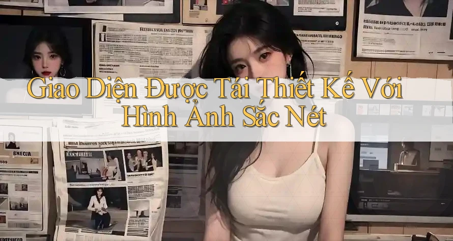 Giao Diện Được Tái Thiết Kế Với Hình Ảnh Sắc Nét