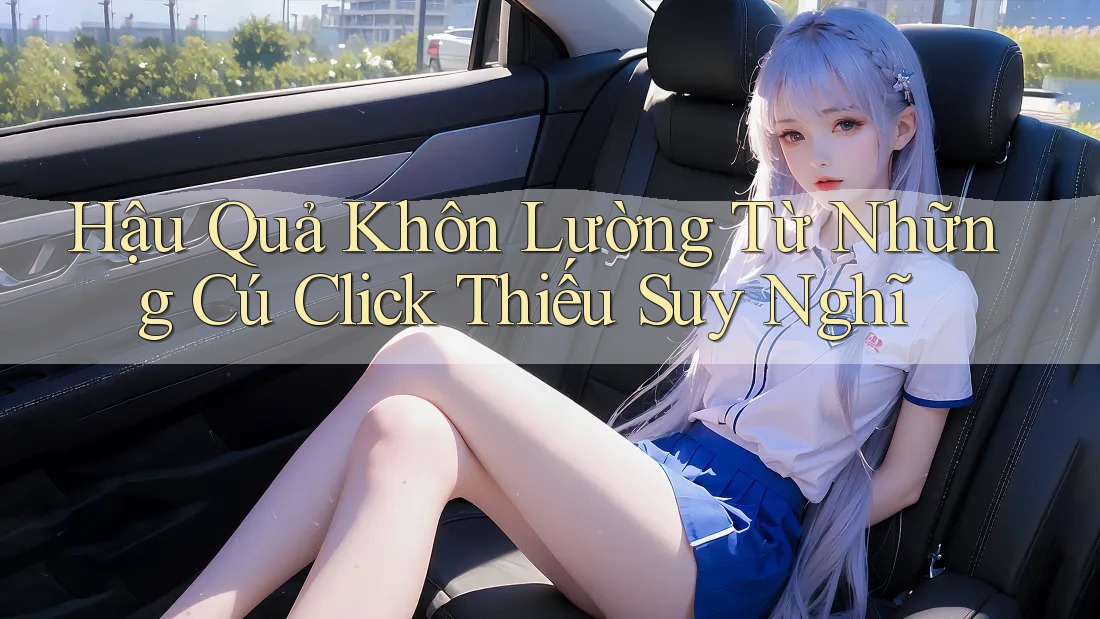 Hậu Quả Khôn Lường Từ Những Cú Click Thiếu Suy Nghĩ
