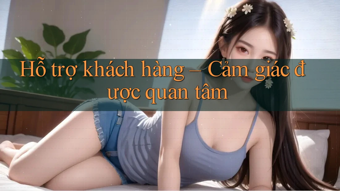Hỗ trợ khách hàng – Cảm giác được quan tâm