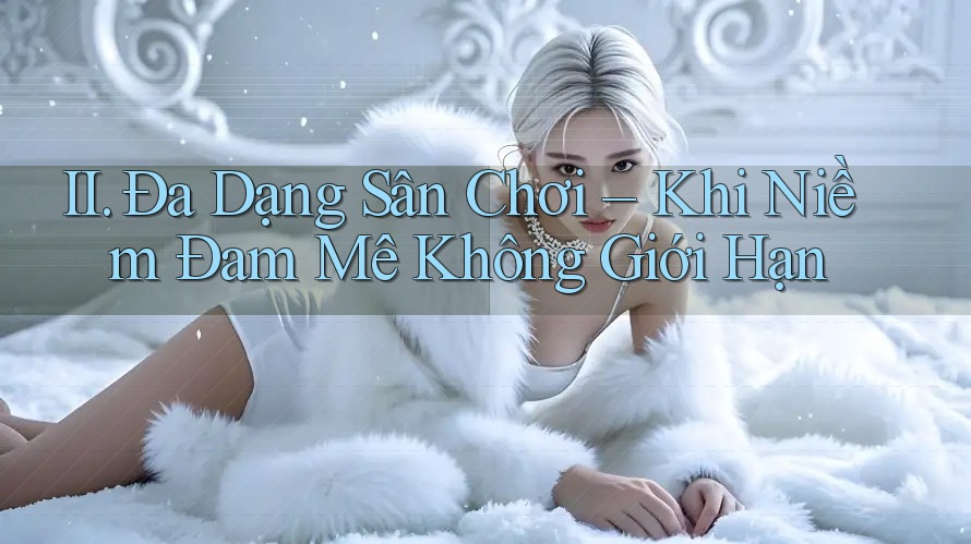 II. Đa Dạng Sân Chơi – Khi Niềm Đam Mê Không Giới Hạn II. Đa Dạng Sân Chơi – Khi Niềm Đam Mê Không Giới Hạn
