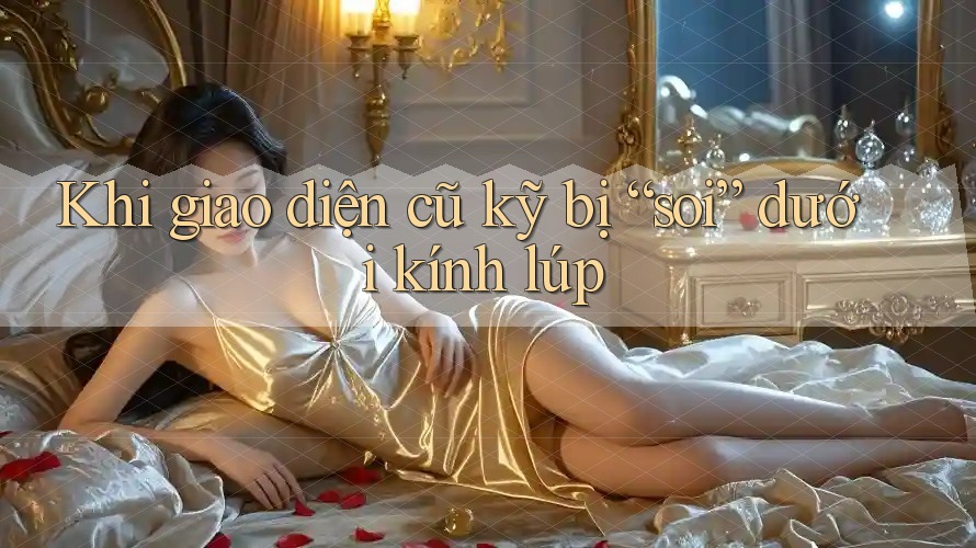 Khi giao diện cũ kỹ bị “soi” dưới kính lúp Khi giao diện cũ kỹ bị “soi” dưới kính lúp