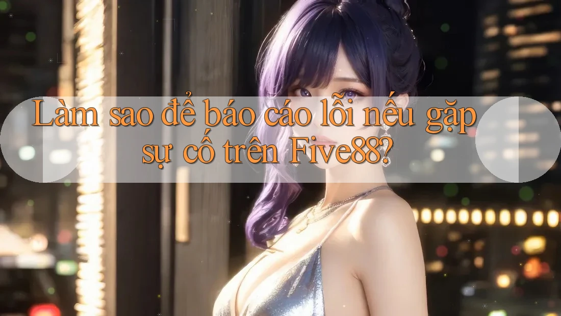 Làm sao để báo cáo lỗi nếu gặp sự cố trên Five88?