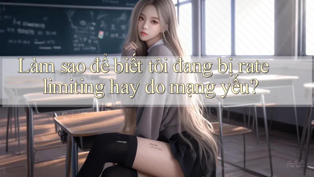 Làm sao để biết tôi đang bị rate limiting hay do mạng yếu?
