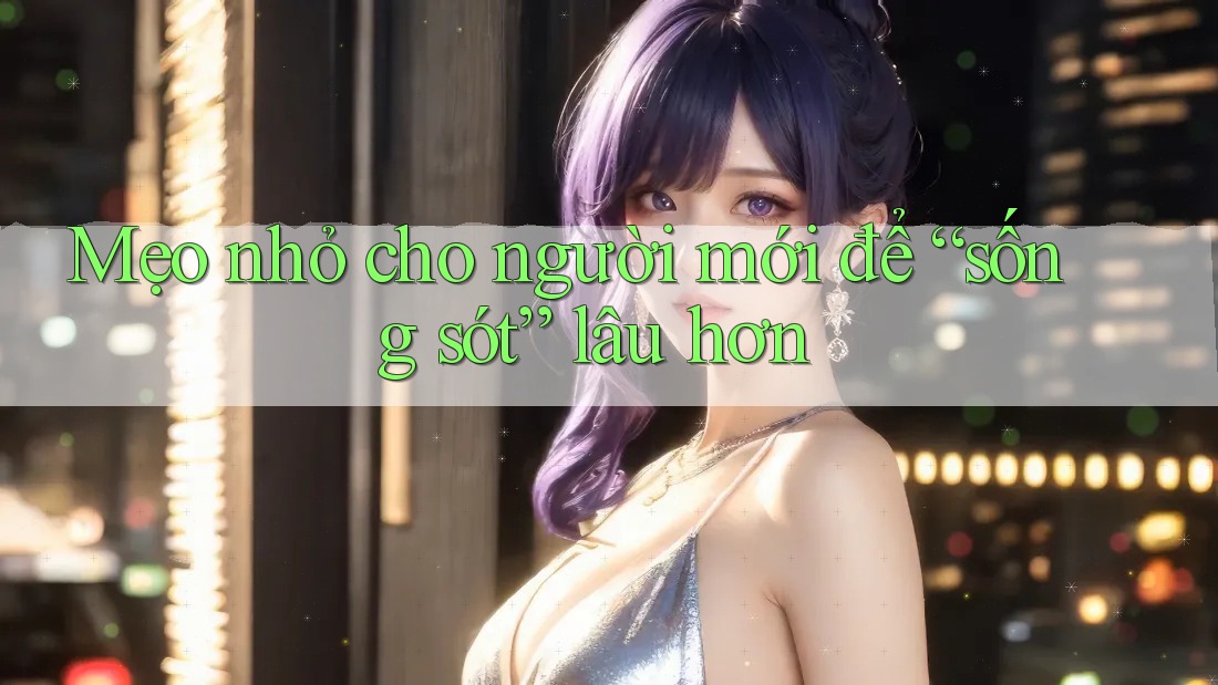 Mẹo nhỏ cho người mới để “sống sót” lâu hơn