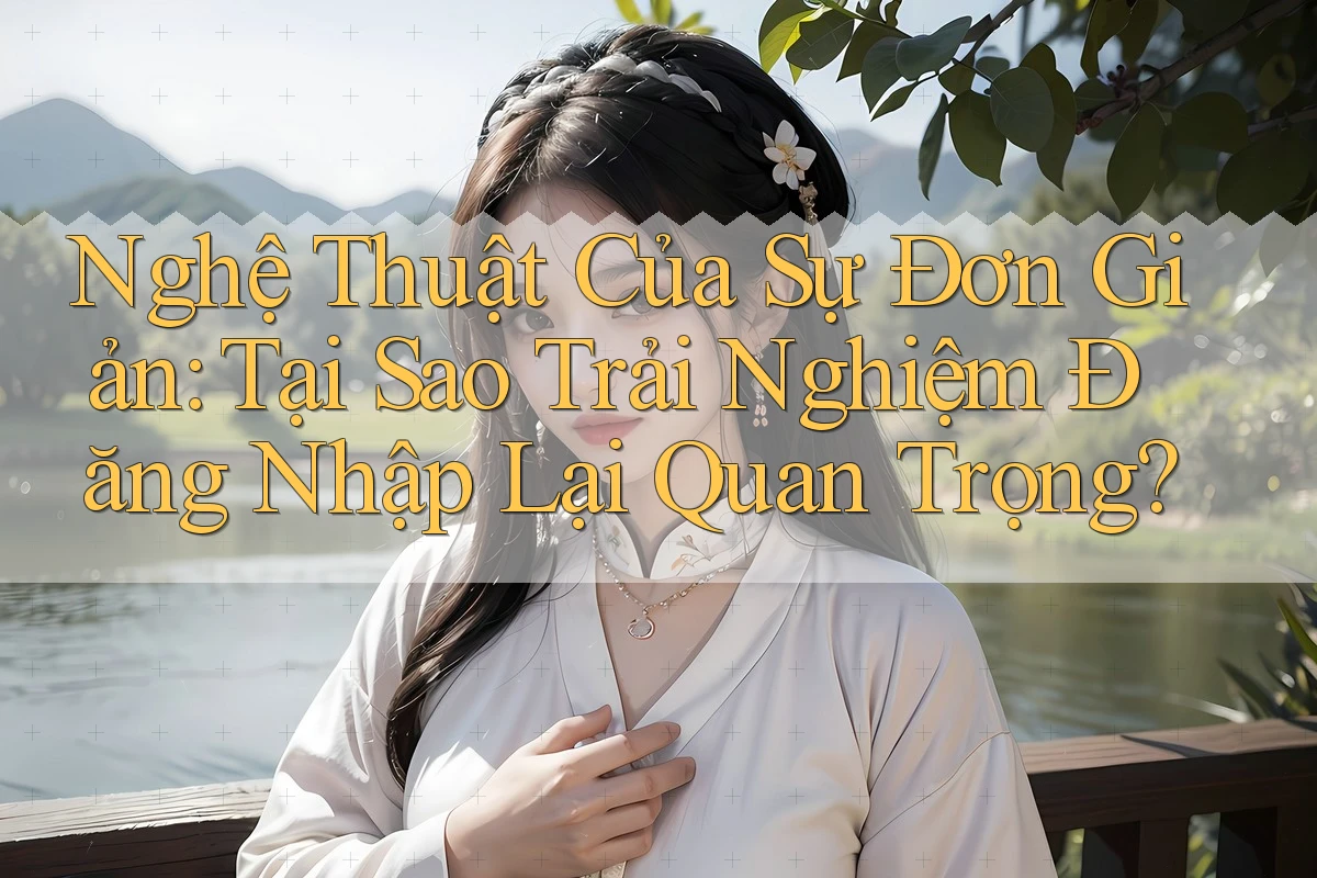 Nghệ Thuật Của Sự Đơn Giản: Tại Sao Trải Nghiệm Đăng Nhập Lại Quan Trọng? Nghệ Thuật Của Sự Đơn Giản: Tại Sao Trải Nghiệm Đăng Nhập Lại Quan Trọng?