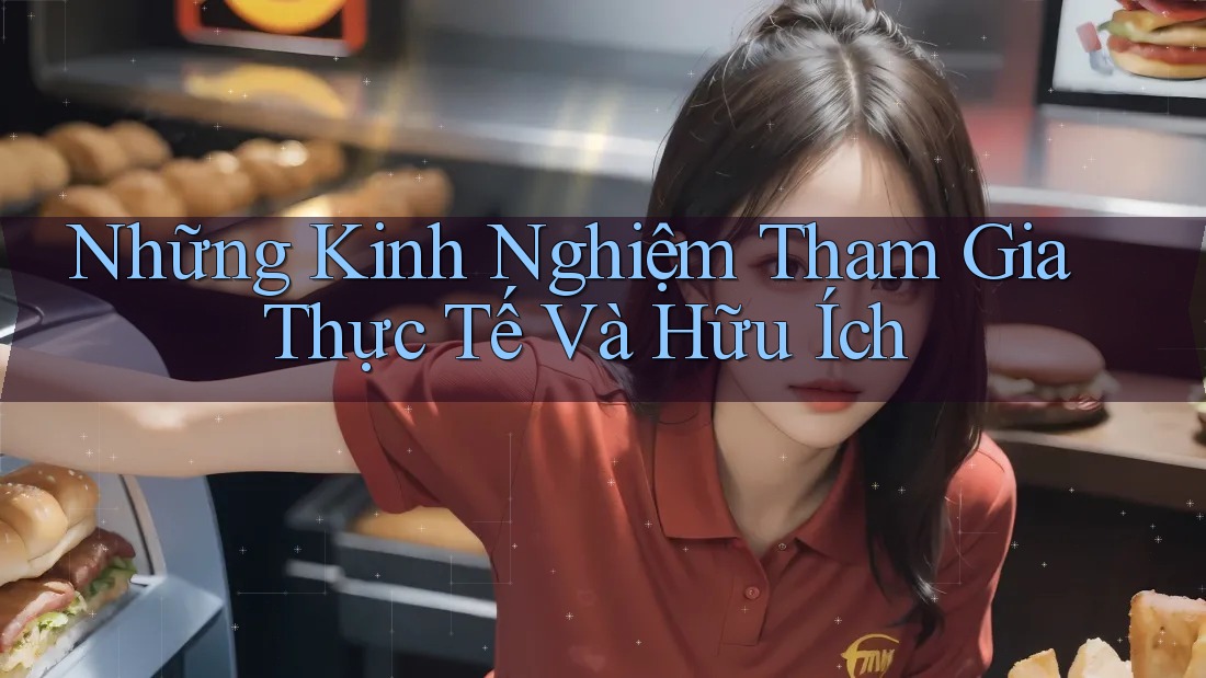 Những Kinh Nghiệm Tham Gia Thực Tế Và Hữu Ích Những Kinh Nghiệm Tham Gia Thực Tế Và Hữu Ích