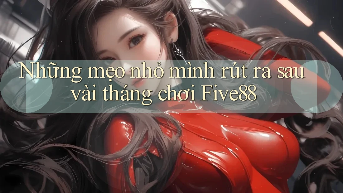 Những mẹo nhỏ mình rút ra sau vài tháng chơi Five88 Những mẹo nhỏ mình rút ra sau vài tháng chơi Five88