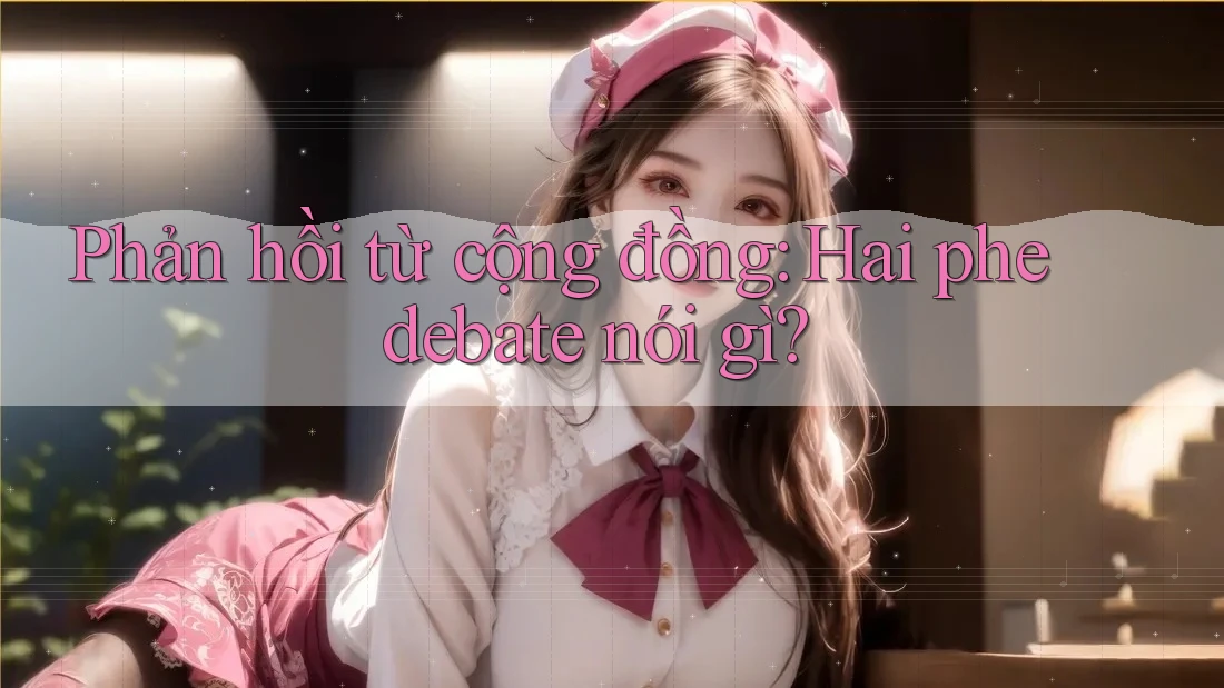 Phản hồi từ cộng đồng: Hai phe debate nói gì?