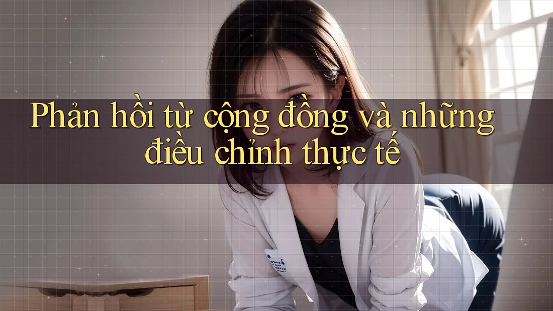 Phản hồi từ cộng đồng và những điều chỉnh thực tế