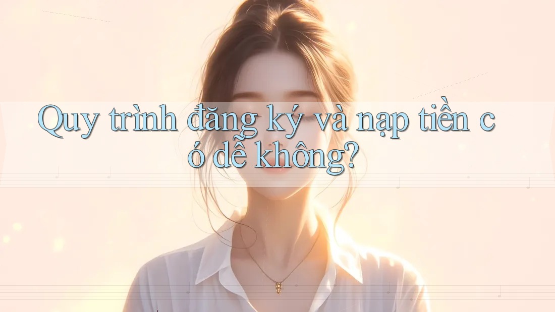 Quy trình đăng ký và nạp tiền có dễ không?
