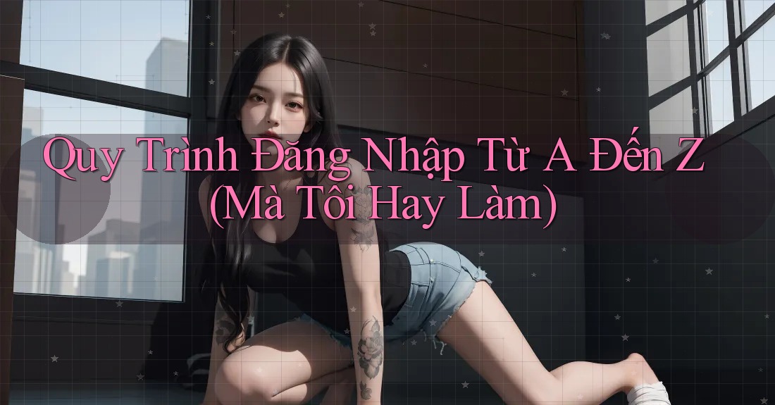 Quy Trình Đăng Nhập Từ A Đến Z (Mà Tôi Hay Làm) Quy Trình Đăng Nhập Từ A Đến Z (Mà Tôi Hay Làm)