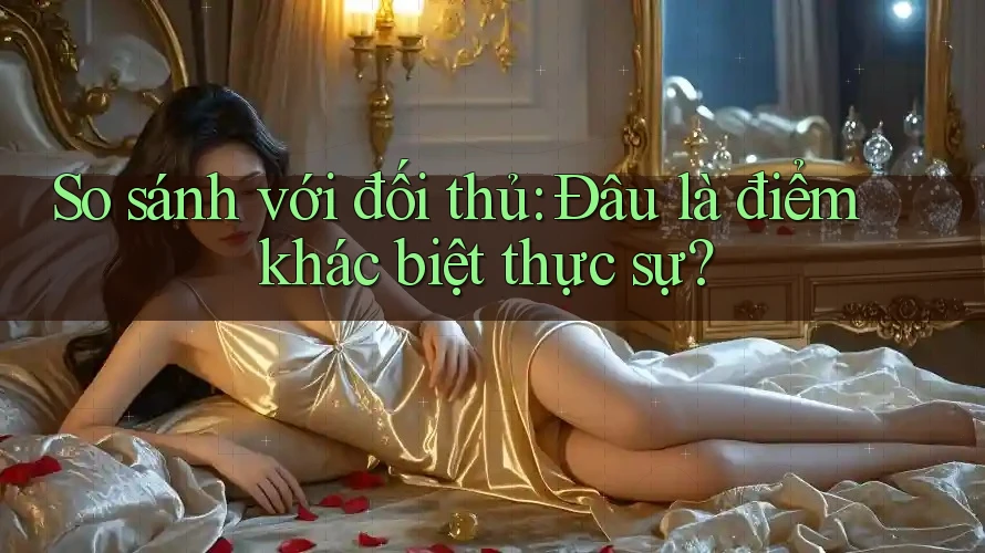 So sánh với đối thủ — đâu là điểm khác biệt thực sự? So sánh với đối thủ — đâu là điểm khác biệt thực sự?