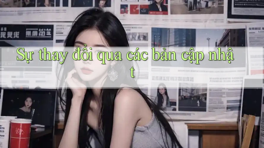 Sự thay đổi qua các bản cập nhật Sự thay đổi qua các bản cập nhật