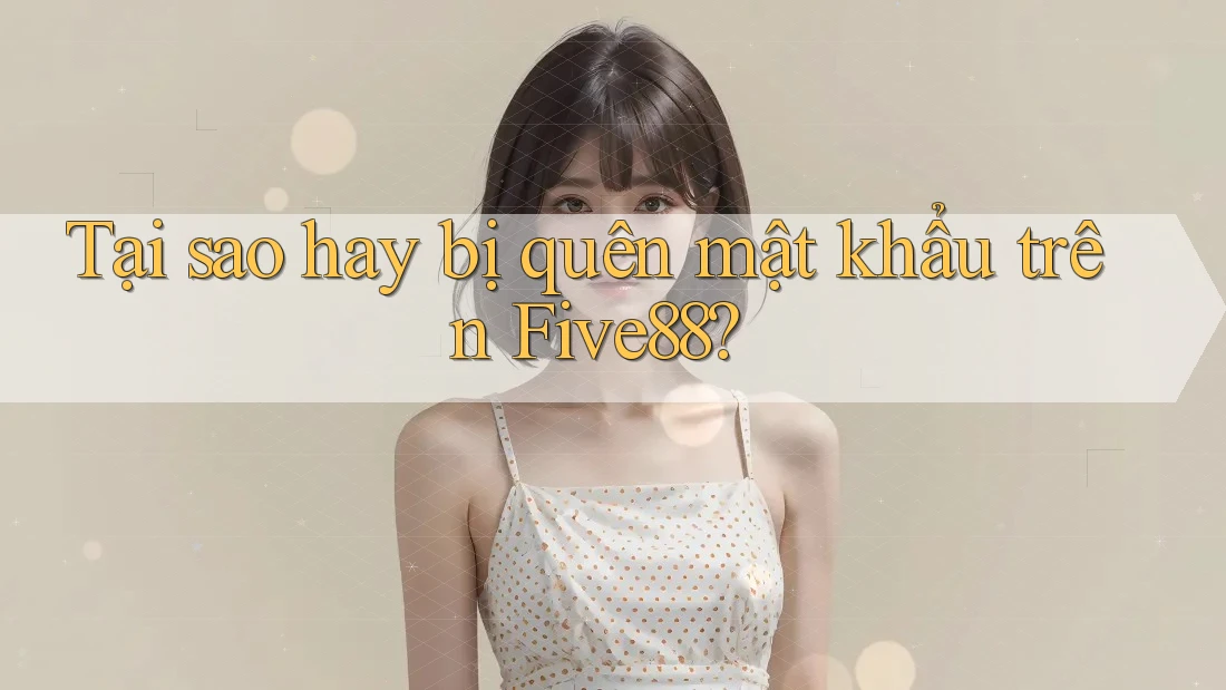 Tại sao hay bị quên mật khẩu trên Five88?