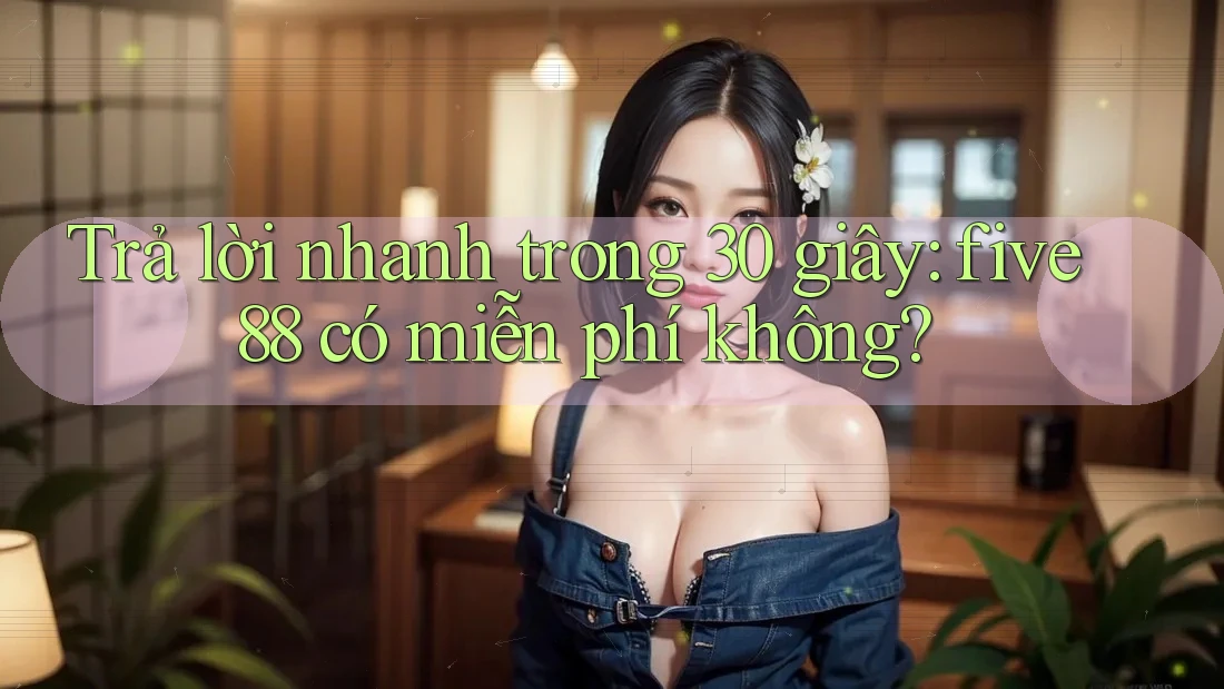 Trả lời nhanh trong 30 giây: five88 có miễn phí không?