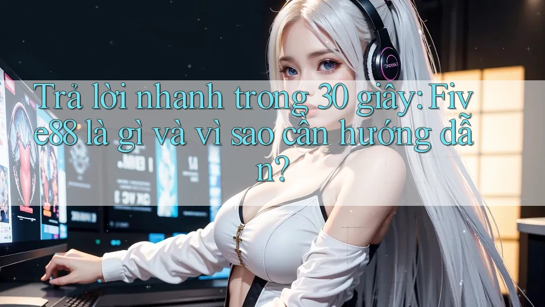 Trả lời nhanh trong 30 giây: Five88 là gì và vì sao cần hướng dẫn? Trả lời nhanh trong 30 giây: Five88 là gì và vì sao cần hướng dẫn?