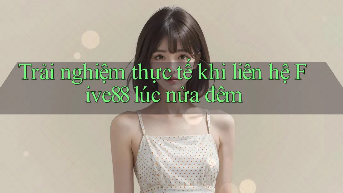Trải nghiệm thực tế khi liên hệ Five88 lúc nửa đêm