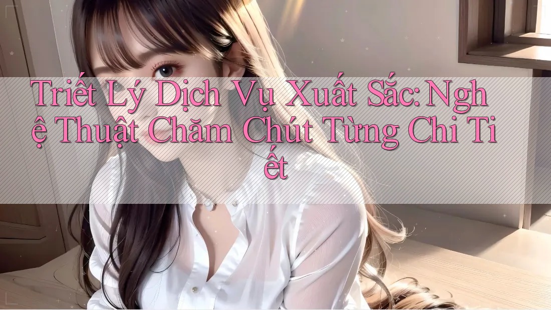 Triết Lý Dịch Vụ Xuất Sắc: Nghệ Thuật Chăm Chút Từng Chi Tiết