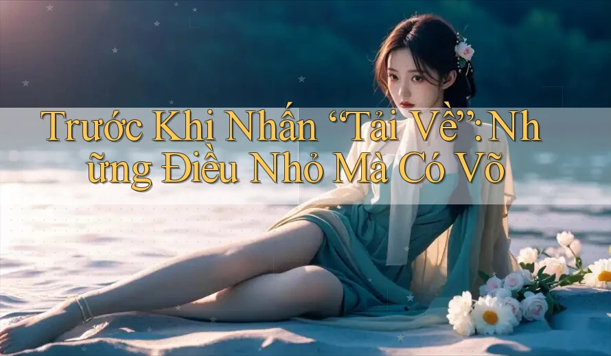 Trước Khi Nhấn “Tải Về”: Những Điều Nhỏ Mà Có Võ Trước Khi Nhấn “Tải Về”: Những Điều Nhỏ Mà Có Võ