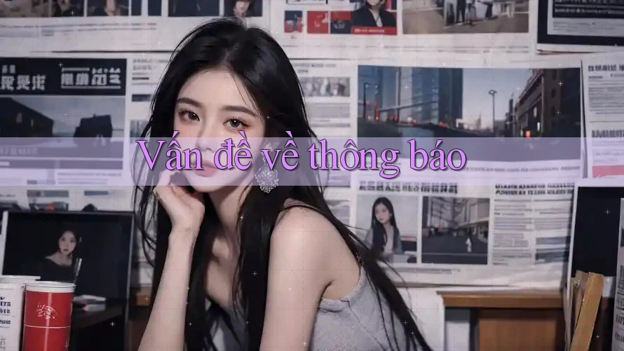 Vấn đề về thông báo Vấn đề về thông báo