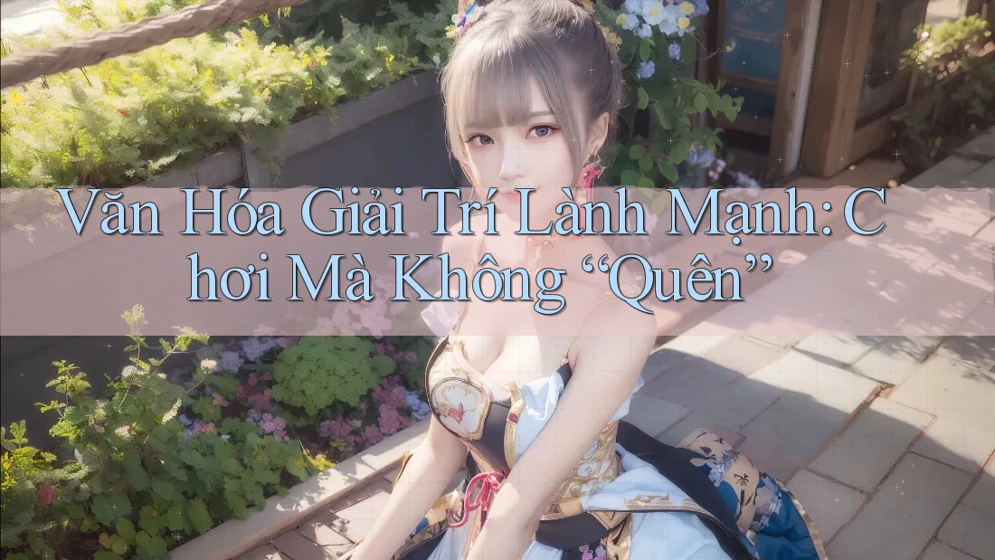 Văn Hóa Giải Trí Lành Mạnh: Chơi Mà Không “Quên” Văn Hóa Giải Trí Lành Mạnh: Chơi Mà Không “Quên”