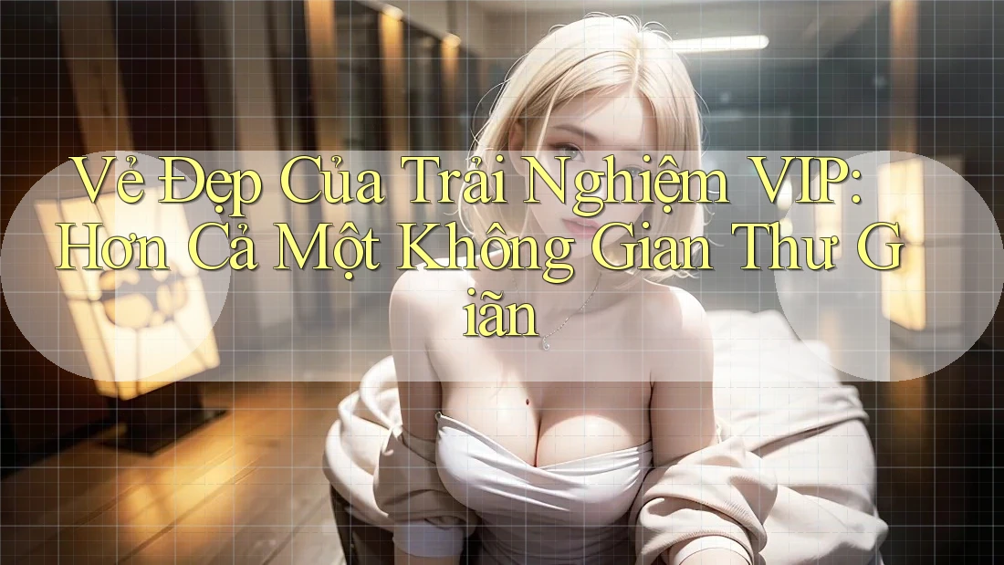 Vẻ Đẹp Của Trải Nghiệm VIP: Hơn Cả Một Không Gian Thư Giãn
