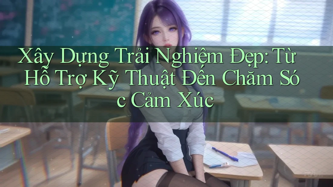Xây Dựng Trải Nghiệm Đẹp: Từ Hỗ Trợ Kỹ Thuật Đến Chăm Sóc Cảm Xúc